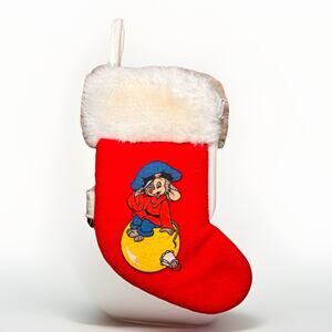 An American Tail Fievel Christmas Stocking 1986